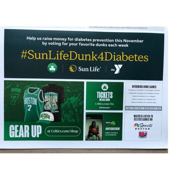 Boston Celtics v Utah Jazz 11/3/25 Lineup Roster Poster ft. Payton Pritchard - Picture 6 of 8